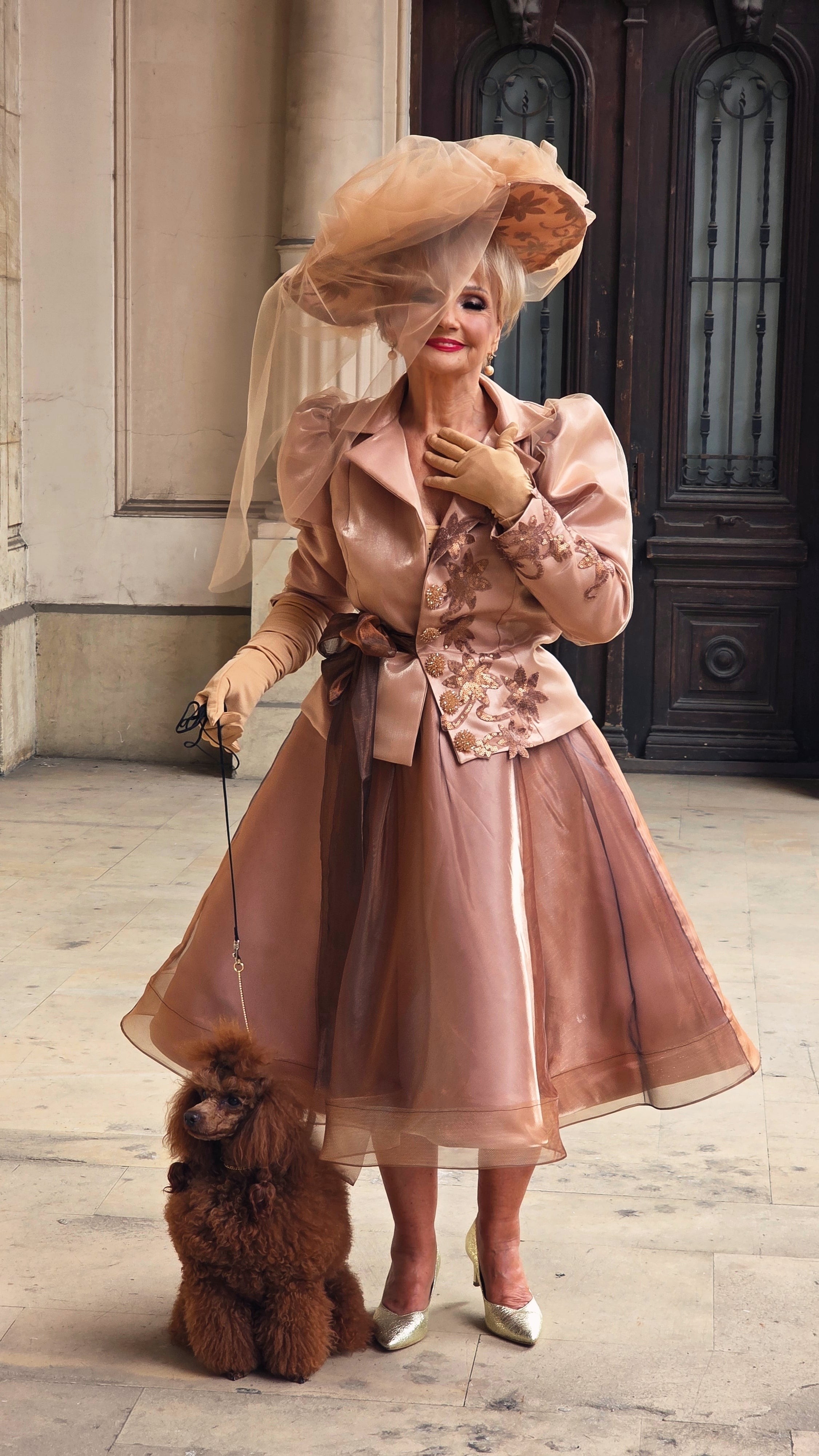 Outfit Organza Bronz- Ioana Casetti 👍🏼