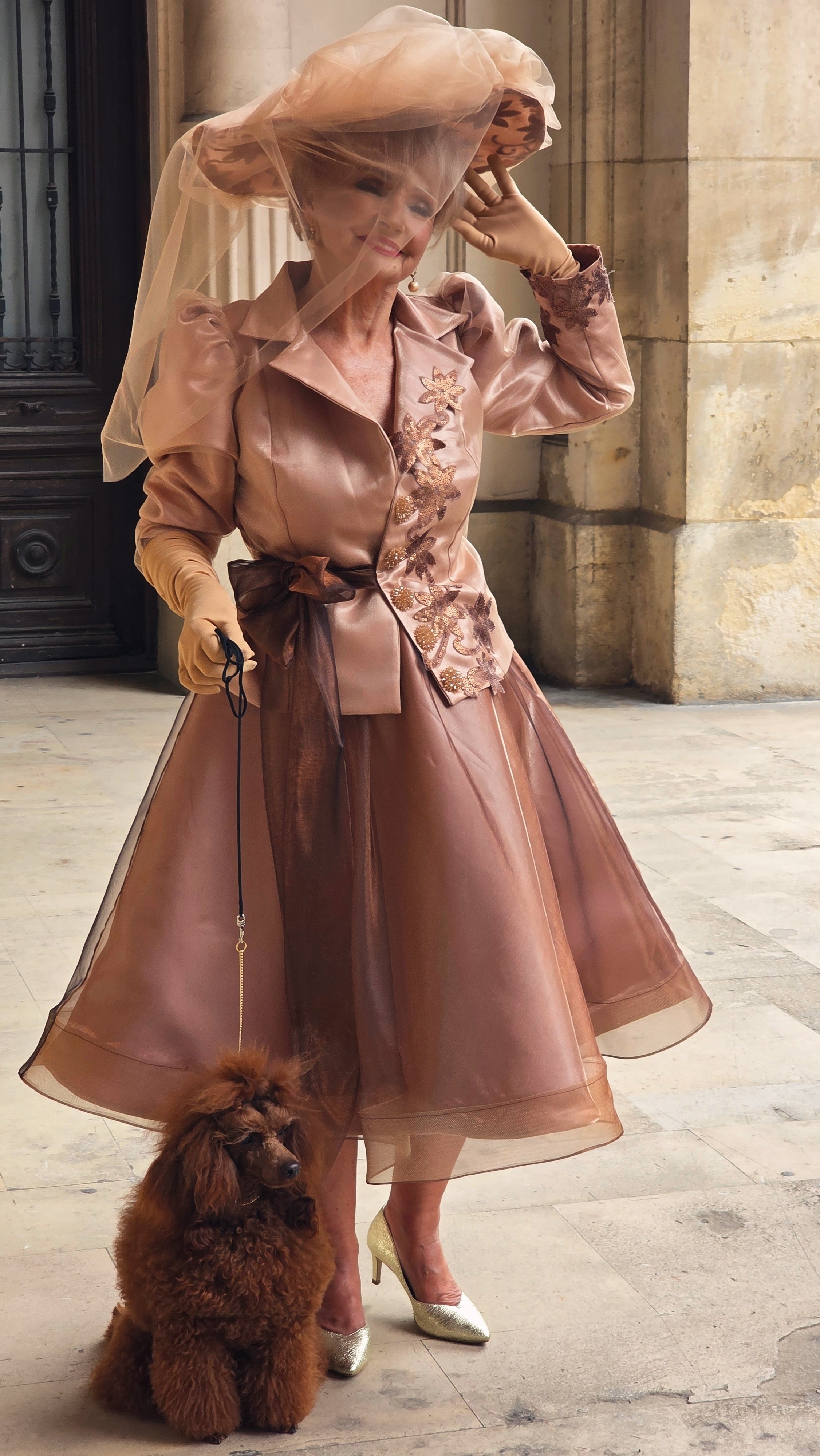 Outfit Organza Bronz- Ioana Casetti 👍🏼