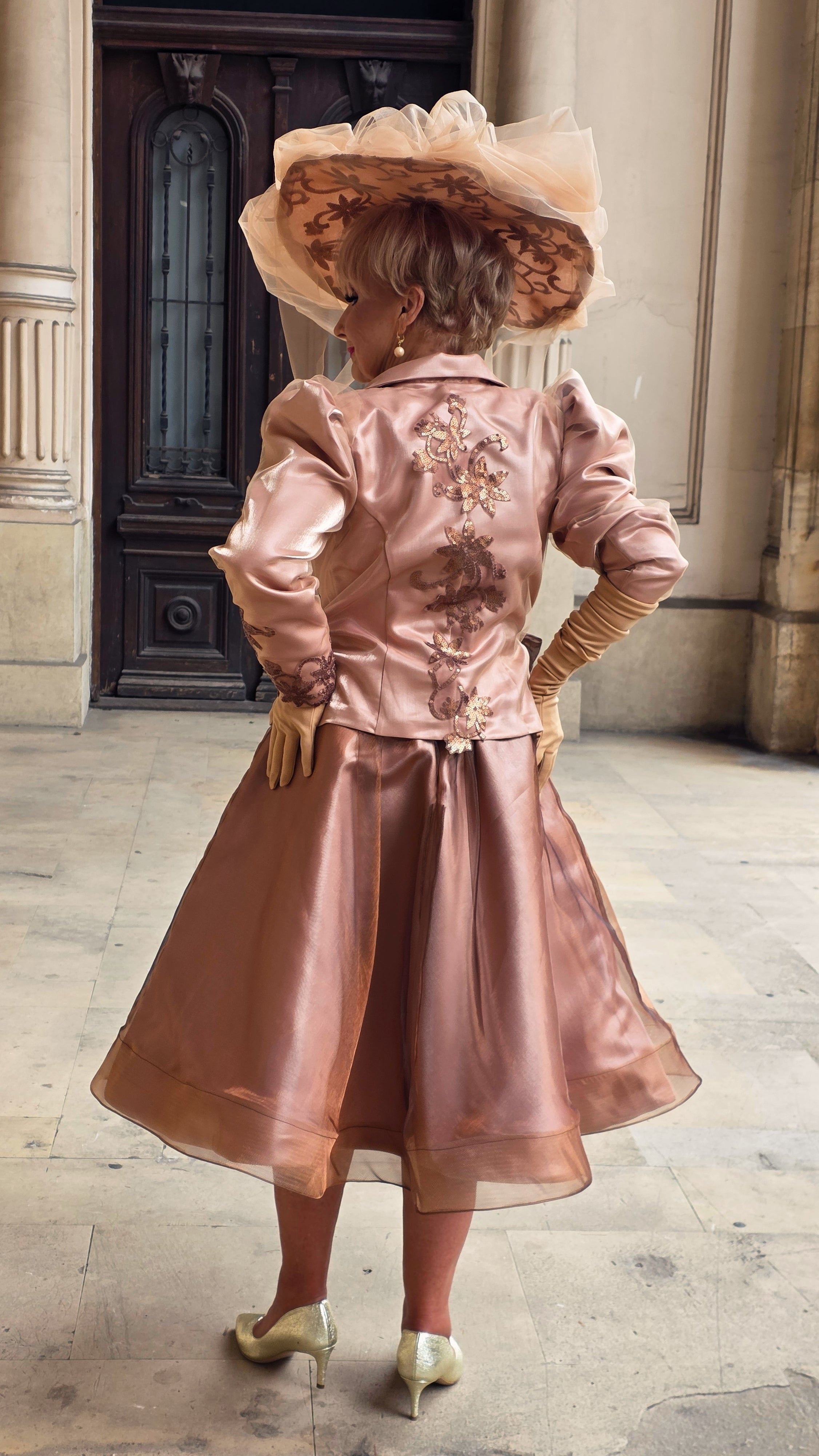 Outfit Organza Bronz- Ioana Casetti 👍🏼