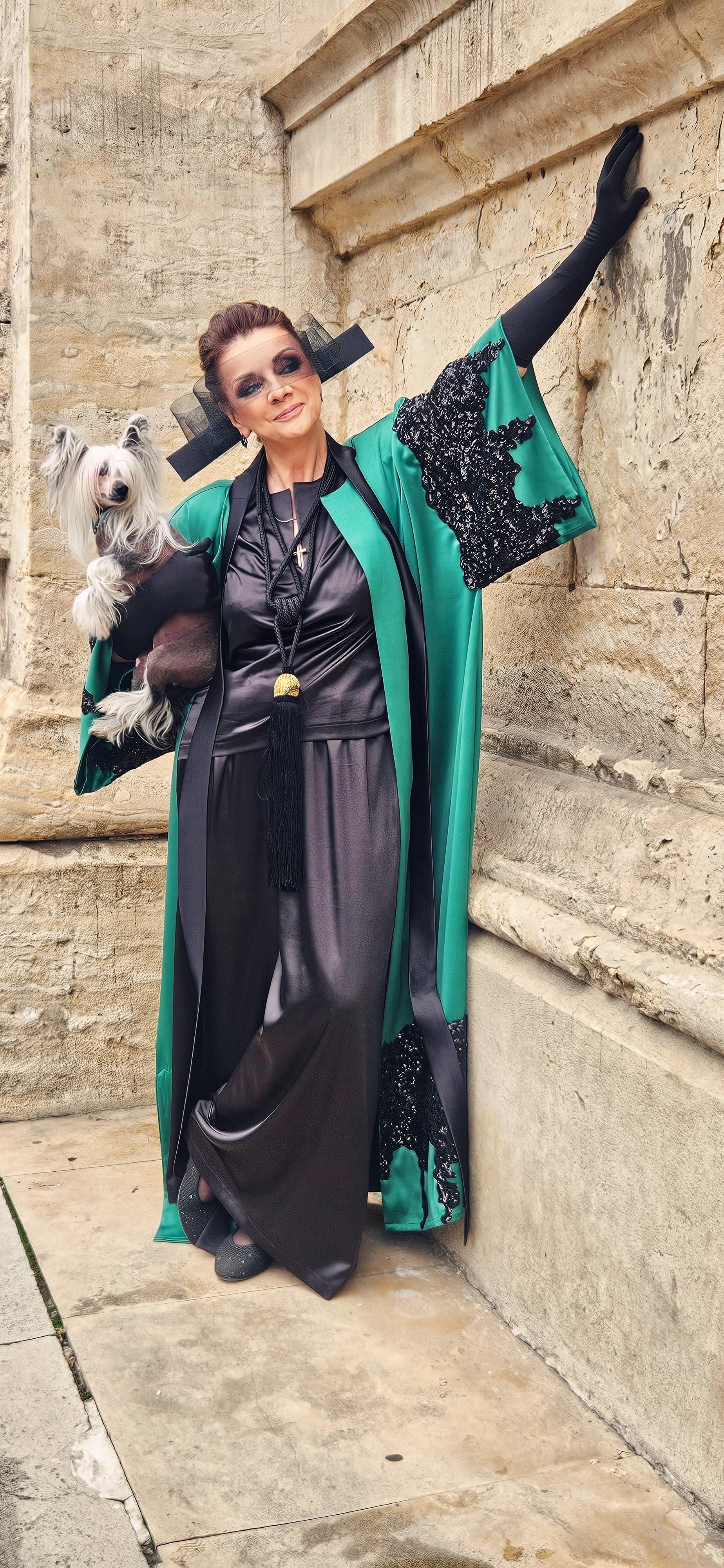Outfit Verde Smarald - Carmen Tanase 👍🏼